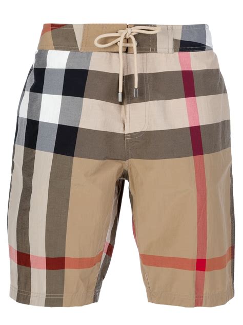 burberry mens plaid shorts|burberry clothing for men.